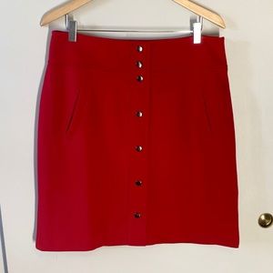 Dana Buchman Red Skirt size 12